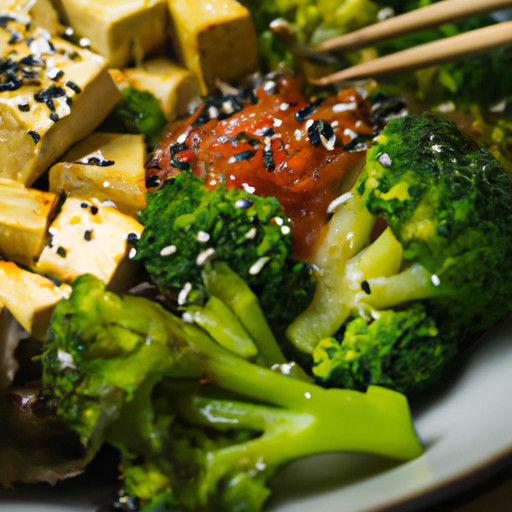 Domowe danie z Tofu i brokuły eliminuje grzyby 83666